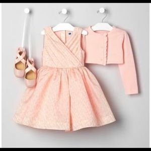 Janie and Jack Blush Beauty Dress Size 3